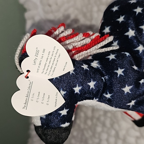 🇺🇸Vintage-Yr. 2000 Ty Beanie Babies "Righty & Lefty"🇺🇸 Elections - Picture 2 of 13